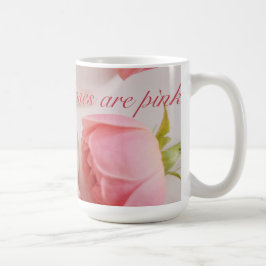 De Café Rosas são Caneca Rosa