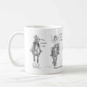 De Café RS01 "estrada equestre sinaliza" a caneca