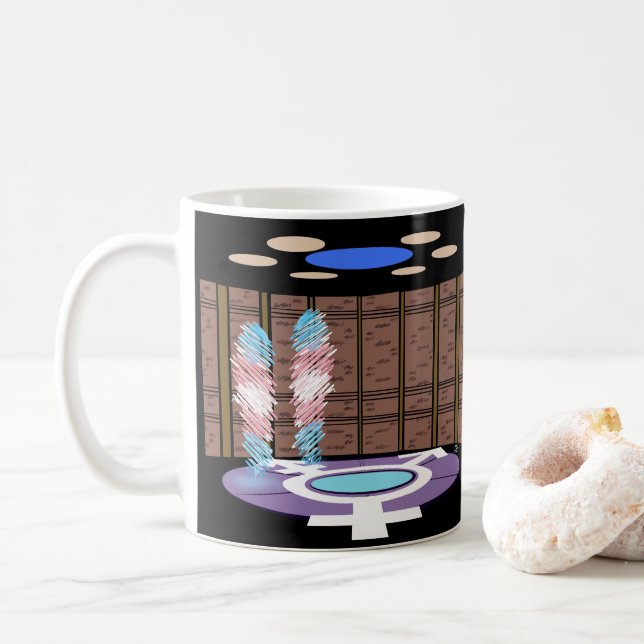 De Café Sala do transportador - caneca (Com Donut)