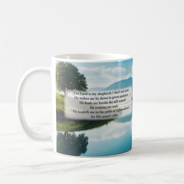 De Café Salmo 23 Caneca (Esquerda)
