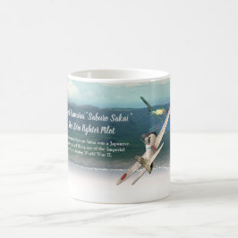 De Café Samurai voado da caneca da arte da aviação ":
