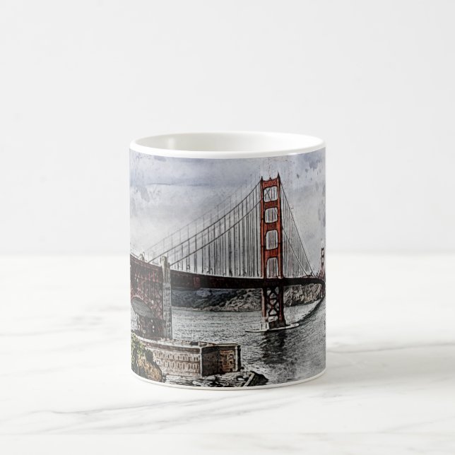 De Café San Francisco ilustrou a caneca (Centro)