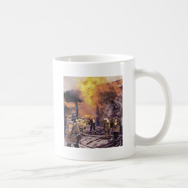 De Café SAPADORES-BOMBEIROS: Apenas um outro dia! - caneca (Direita)