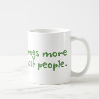 De Café Sapos regra, caneca do Drool dos sapos