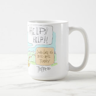 DE CAFÉ SE O LASSIE TINHA SIDO UM GALGO AFEGÃO - CANECA