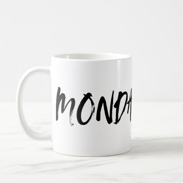 De Café Segunda-feira Novamente – Caneca Clássica, 11 oz (Esquerda)