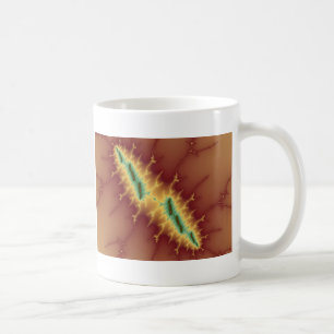 De Café Seis tiras - Caneca Fractal
