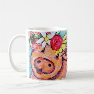 De Café Seja caneca feliz da página