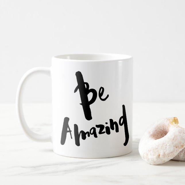 De Café "Seja" - caneca inspirada surpreendente (Com Donut)