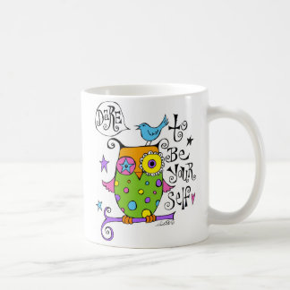 De Café Seja você mesmo caneca da coruja