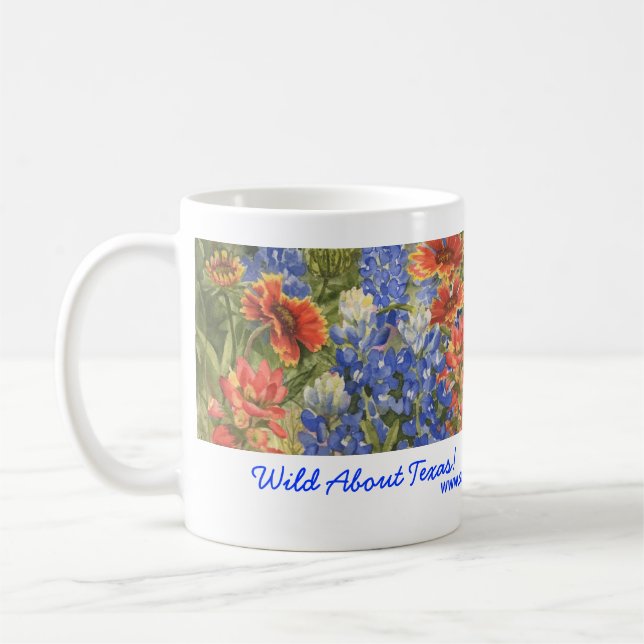 De Café Selvagem sobre Texas!     Caneca clássica (Esquerda)
