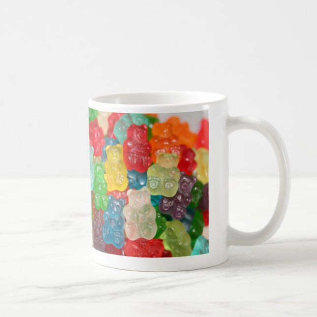 De Café Sem-fim gomoso e caneca gomosa do urso (Direita)