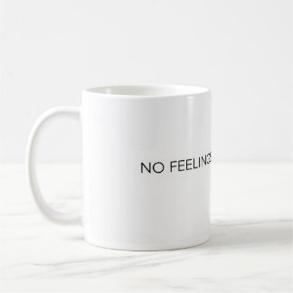 De Café Sem Sentimentos Restam Minimalista Caneca Divertid