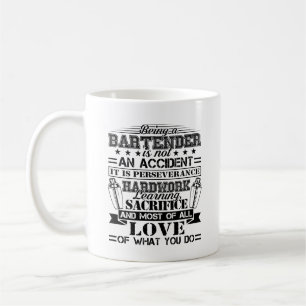 De Café Sendo uma caneca do barman
