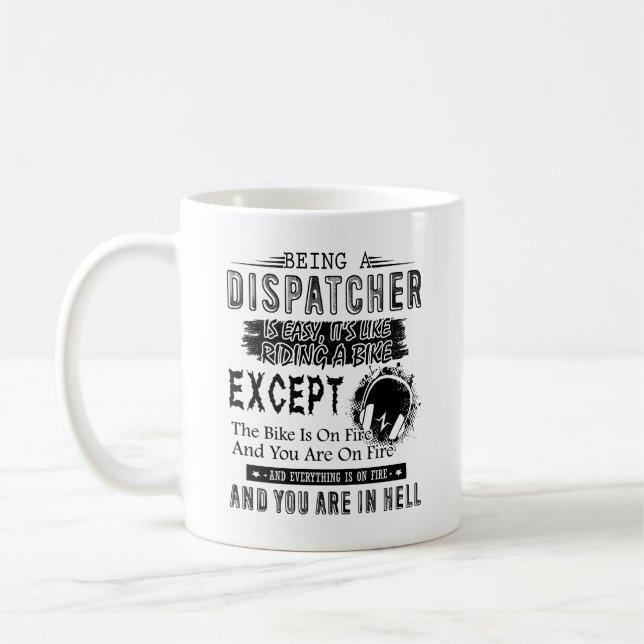 De Café Sendo uma caneca do expedidor (Esquerda)