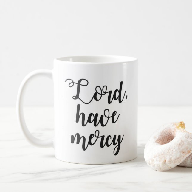 De Café Senhor Ter Compaixão Caneca (Com Donut)