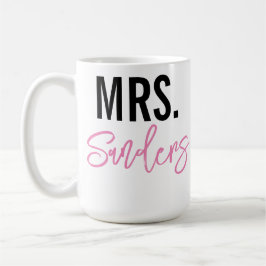 De Café Senhora caneca personalizada para professor ou rec
