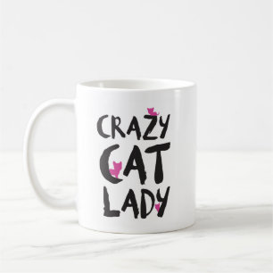 De Café Senhora louca Caneca do gato