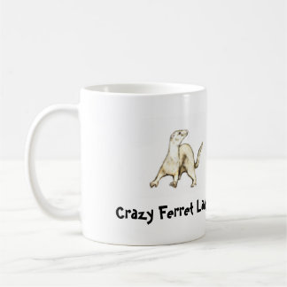 De Café Senhora louca da doninha! Caneca