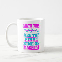 De Café Seno das chalaças da matemática da loucura! Caneca