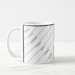 De Café Seque a caneca diária do planejador do Erase