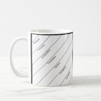 De Café Seque a caneca diária do planejador do Erase