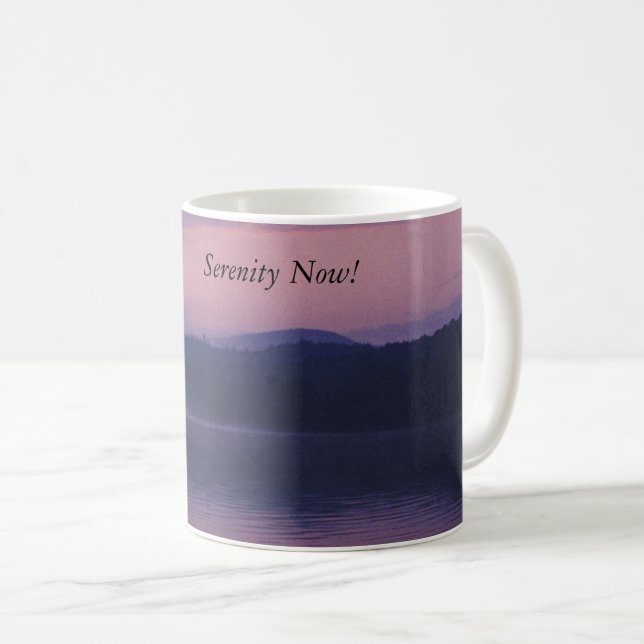 De Café Serenidade Agora! Caneca (Frente Esquerda)