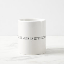 De Café Serenidade É Força Caneca Minimalista