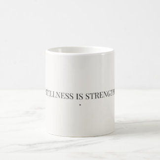 De Café Serenidade É Força Caneca Minimalista