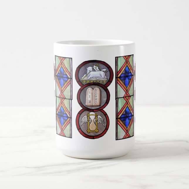 De Café Série caneca do vitral da caneca do meu pastor #2 (Centro)