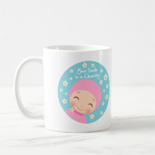De Café Seu sorriso é uma caneca da caridade