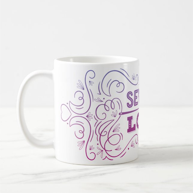 De Café Sew na caneca do amor (Esquerda)