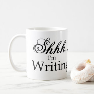 De Café Shh eu sou caneca da escrita