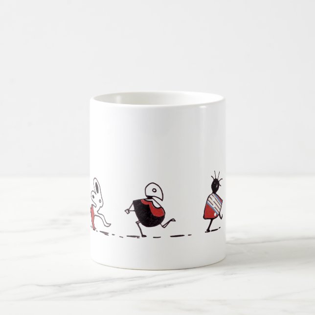 De Café Siga o copo da caneca do líder (Centro)