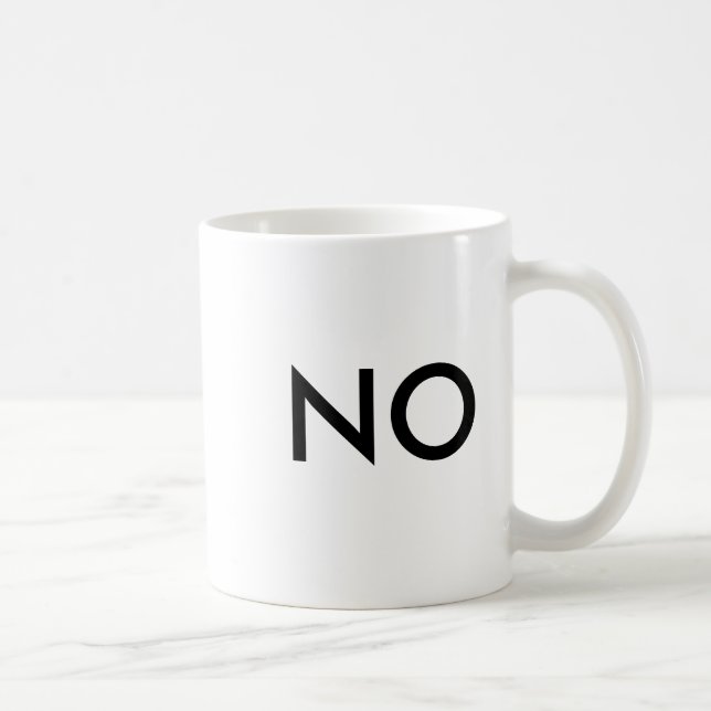 De Café Sim nenhuma caneca (Direita)