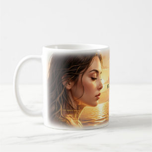 De Café 🌅 Sinta a Luz Caneca Serena do Amanhecer