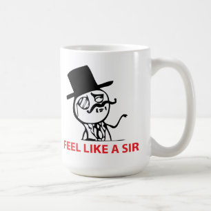 De Café Sinta como um senhor - caneca