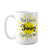 Sinta-se bem, feliz, caneca