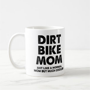 De Café Sirt Bike Mãe Engraçada Motocross Mug ou Caneca 