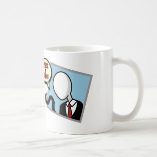De Café Slenderman em sua janela - caneca