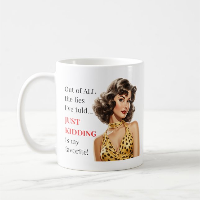 De Café Só estou brincando é minha caneca favorita (Esquerda)
