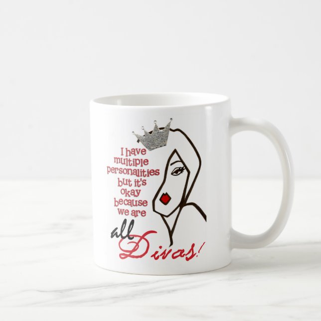 De Café Sob uma tiara nós estamos! caneca (Direita)