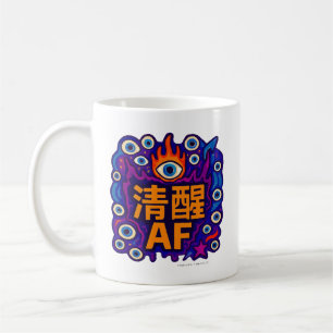 De Café Sober AF - Chinês - Caneca