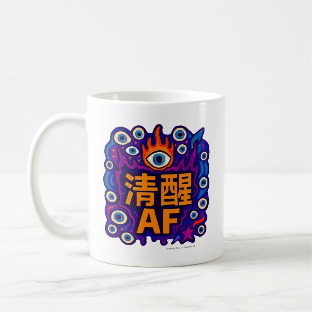 De Café Sober AF - Chinês - Caneca (Esquerda)