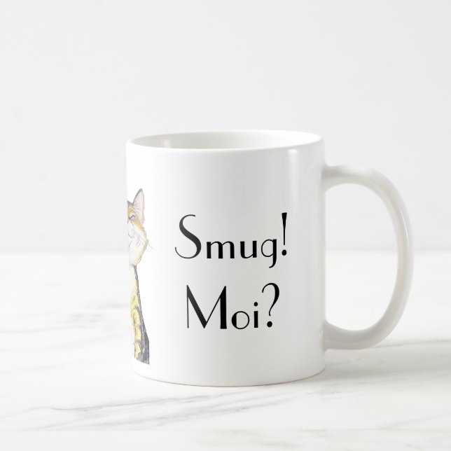 De Café "Soberbo! Moi?" design da caneca (Direita)