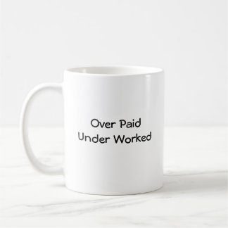 De Café Sobre caneca trabalhada inferior paga