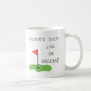 De Café Sobre o golfe - caneca