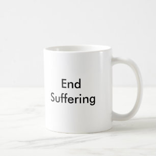 De Café Sofrimento do fim - caneca