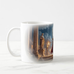 De Café Soldado do Amor Caneca Mulher Guerreira Romana