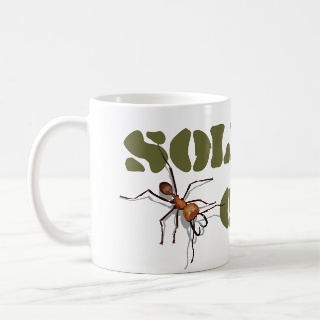 De Café Soldado na caneca (Esquerda)